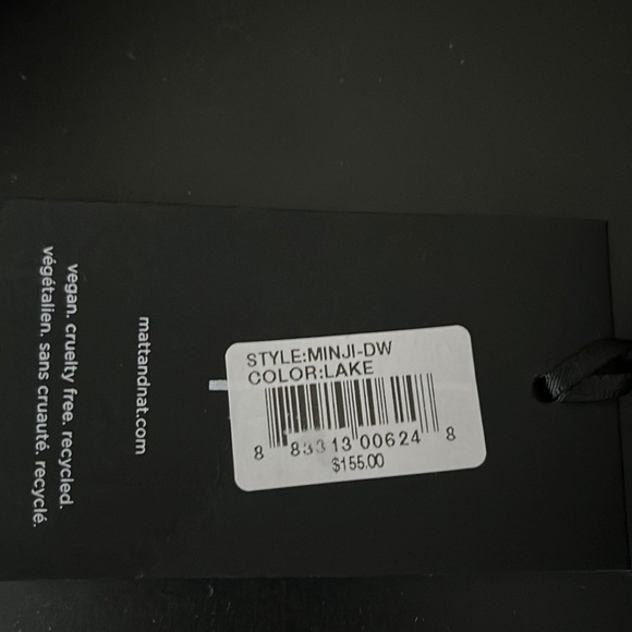 Large Blue Handbag with Detachable Long Strap - Picture 5 of 5